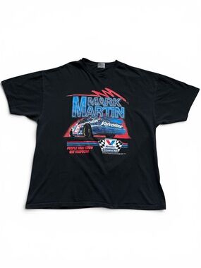 Vintage Mark Martin NASCAR racing t shirt